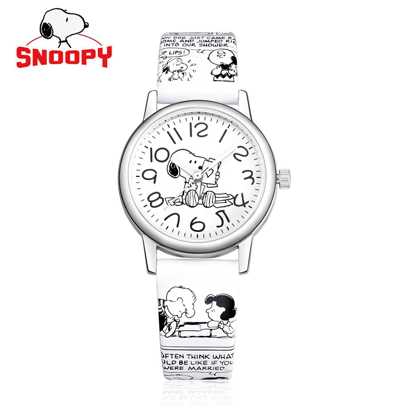 Snoopy мужские часы классические Мультяшные подлинные Брендовые повседневные Модные кварцевые наручные часы женские часы водонепроницаемые подлинные брендовые