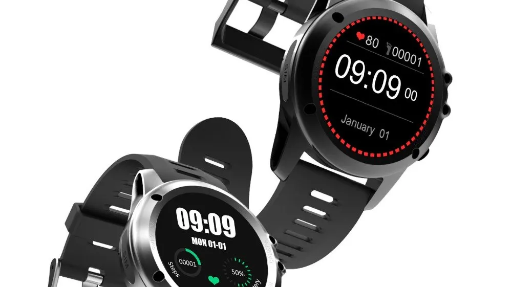 Slimy H1 Android 4,4 OS Смарт-часы водонепроницаемые IP68 плавание 1,39 дюймов MTK6572 Smartwatch телефон Поддержка 3g 2G SIM Wifi gps часы