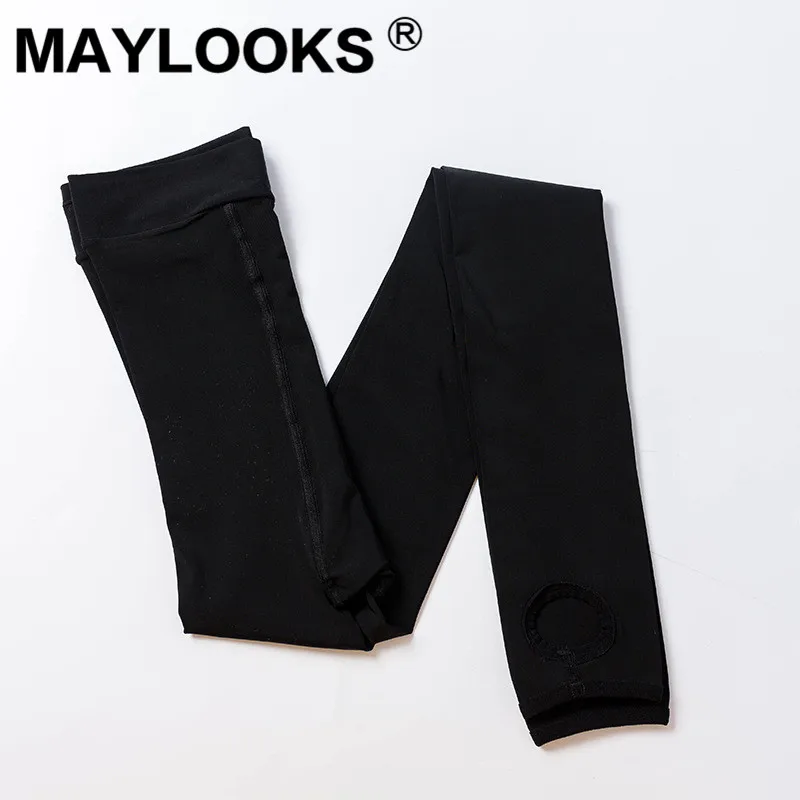 Maylooks весна-осень 2019 новые чулки шелковые сексуальные штаны с крючком стальные