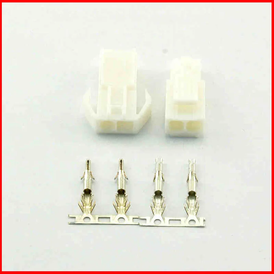 

10 Sets Small Tamiya Connector Set Kits Mini Tamiya Set EL 4.5MM Male Female Socket Plug With 2P 2 Way/pin Free Shipping