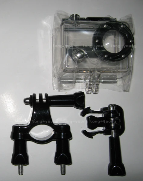 

Чехол для gopro Ms.L.Meilyadigital водонепроницаемый корпус под водой 35 м чехол + штатив + крепление на велосипед