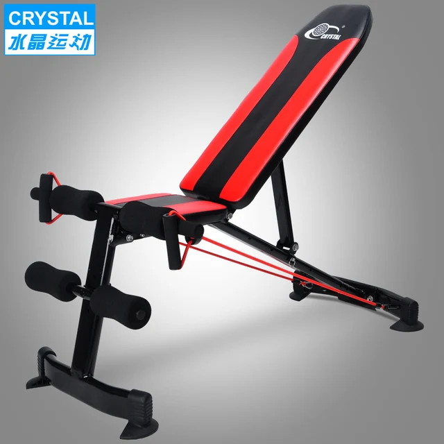 US $231.68 Dumbbell bench multifunction bodybuilding chair sit up abdomen fitness equipment household press b