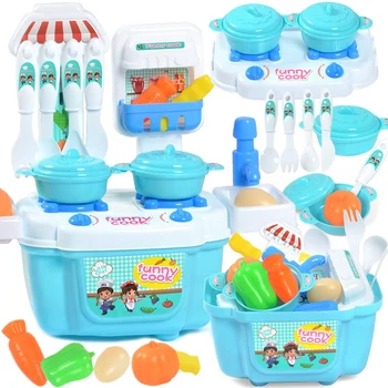 

22PCS Miniature Cartoon Food Kitchen Toys Pretend Play Fake Food Fruit Vegetable Kitchen Toys for Children Educational