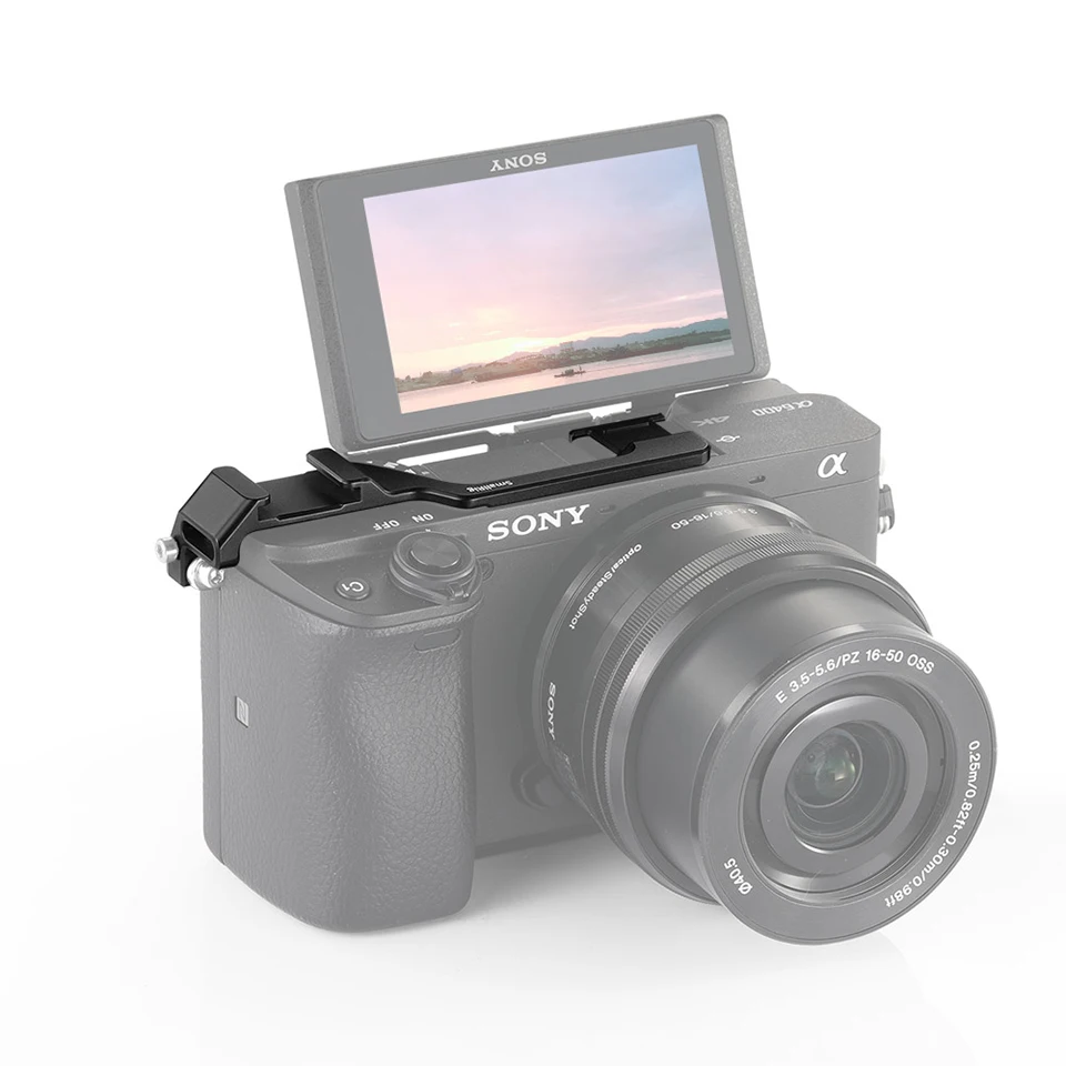 SmallRig пластина перемещения холодного башмака для камеры sony A6100/A6300/A6400 для микрофона вспышки прикрепить Vlogging Rig 2317