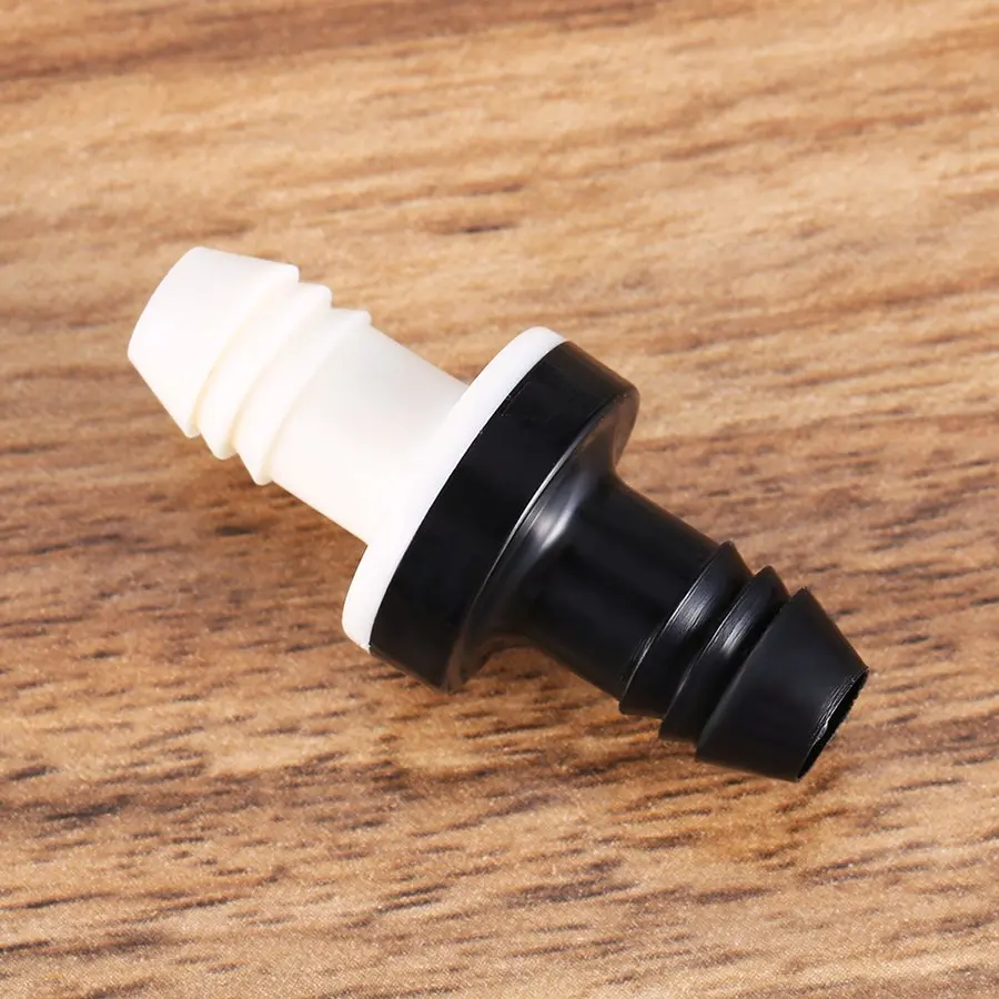 

ABS Body Silicone Rubber Diaphragm Air Check Valve 3/8" 10mm Inline Check Valve Fuel Diesel Gas Liquid Air One Way Non Return