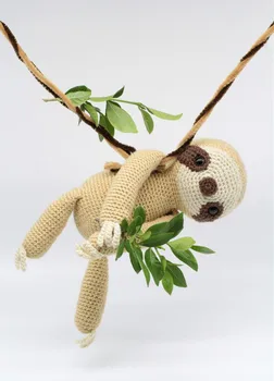 

crochet toys amigurumi Sloth model number 19043001
