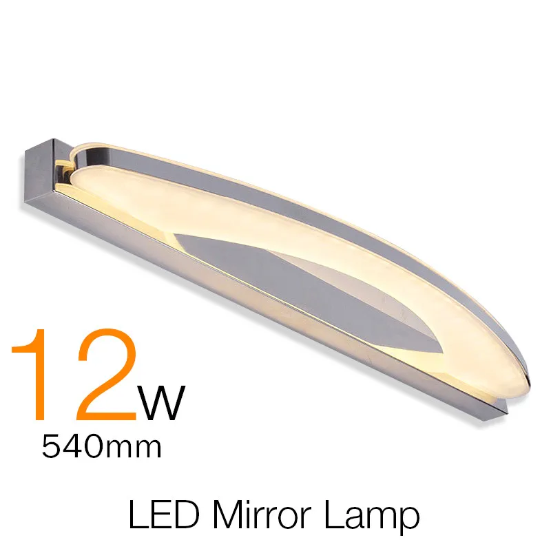 

Modern Bathroom Led Mirror Light 54cm 12W Indoor Waterproof Led For Bathroom Wall Sconce Lamp Apliques De Pared Luz AC 85V-220V