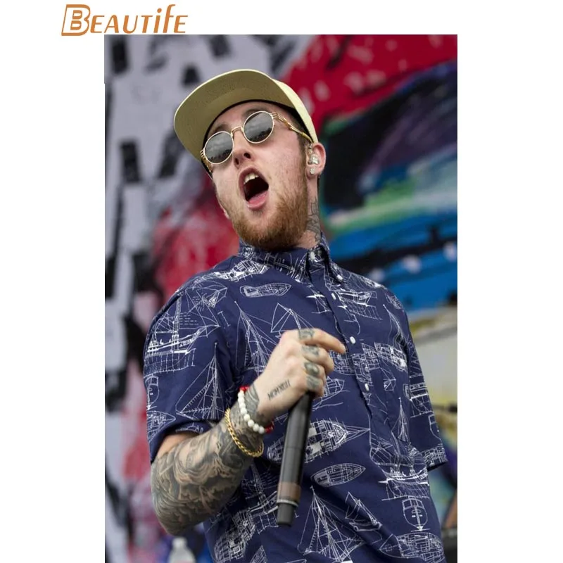 Новое поступление mac miller плакат ткань Шелковый украшения дома настенный
