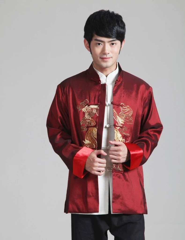 Shanghai Geschichte Traditionelle Chinesische Kleidung Fur Manner Chinesischen Stil Kostum Chinesischen Tunika Anzuge Fur Manner Drache Stickerei Jacke Chinese Clothing For Men Traditional Chinese Clothingchinese Clothing Aliexpress
