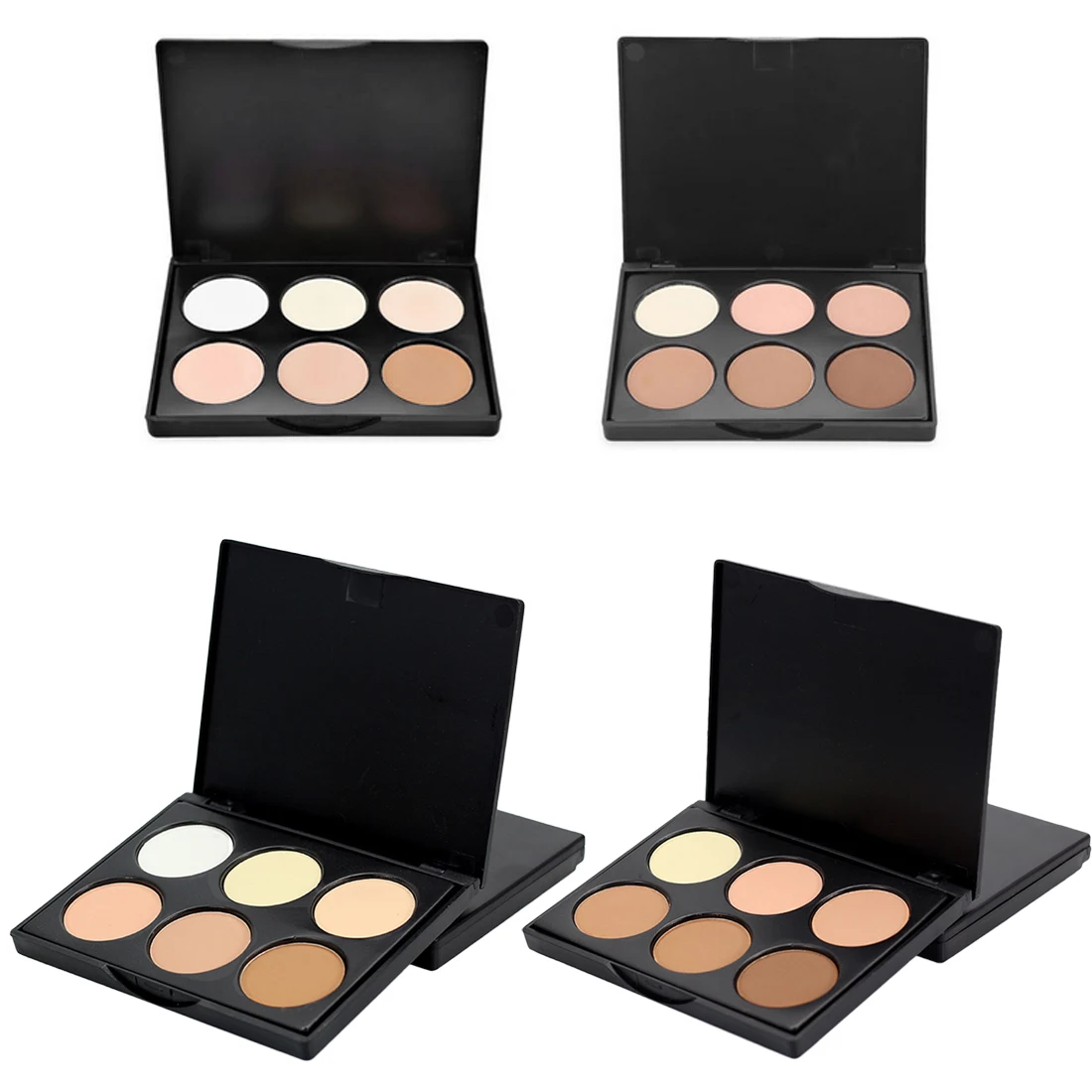 

Repair capacity powder 6 color facial powder toner concealer power palette contour highlighter bronze makeup powder