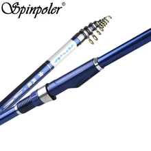 Высокоуглеродистая телескопическая удочка сверхтвердая Морская Лодка Удочка углеродная 2,7 М 3,6 М 4,5 М 5,4 м 6,3 м спиннинговая удочка