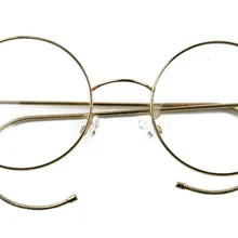47 мм Agstum античные винтажные круглые очки с проволочной оправой, оптические очки по рецепту Rx