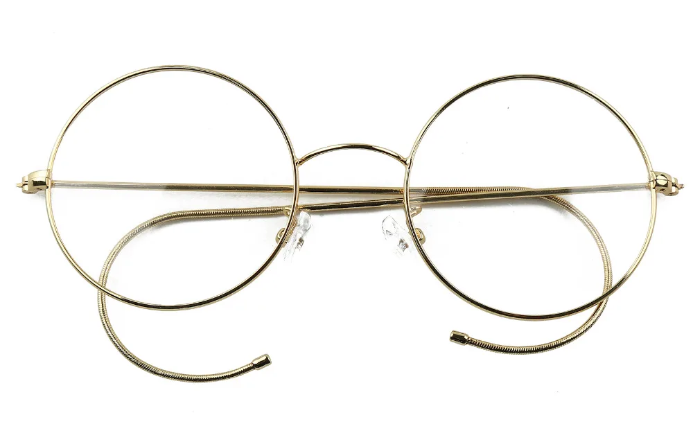 gold wire rim eyeglass frames