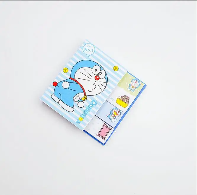 Kawaii корейский мультяшный Baymax Doraemon Totoro N times Sticky Memo Note Book Message Tab блокнот стикеры блокнот блокноты канцелярские принадлежности - Цвет: doraemon 1