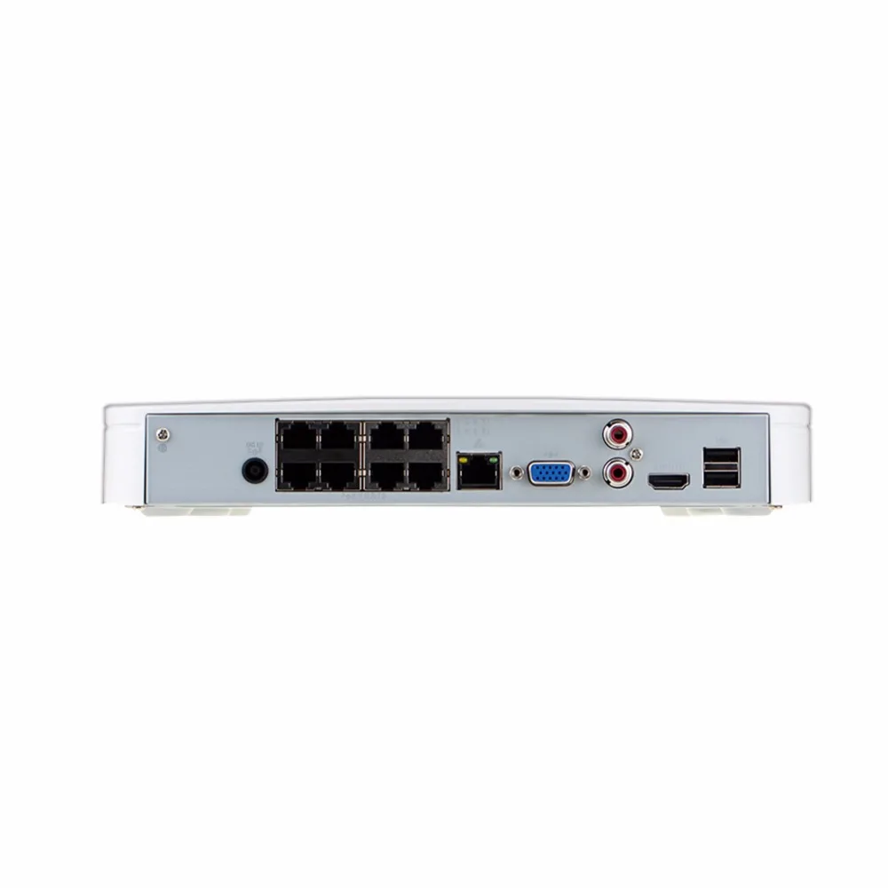 Видеорегистратор Dahua NVR NVR4108-8P-4KS2 8CH 16CH NVR4116-8P-4KS2 8 PoE порт 4K и H.265 H.264 разрешение до 8MP макс 80 Мбит/с