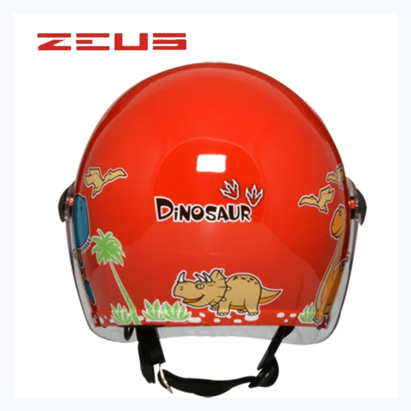 Новинка 2018 детский мотоциклетный шлем ZEUS ZS 201 розовый красный синий желтый