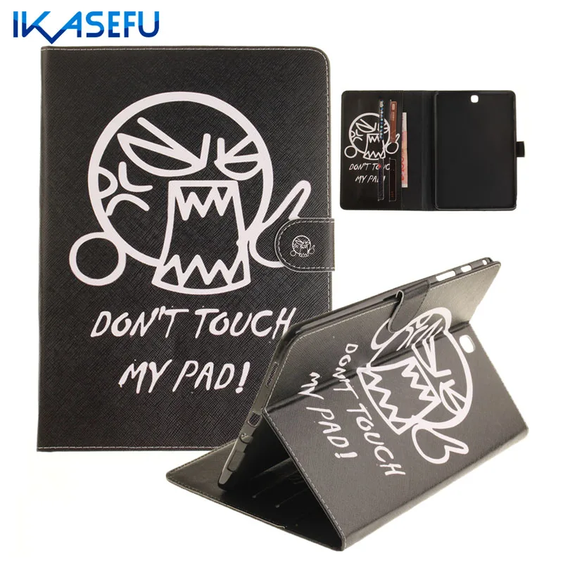 

IKASEFU PU leather For Samsung T815 T230 T280 T310 Coque Fundas for Galaxy T377 T550 T560 T580 T715 Tpu Silicone Capa Case Cover