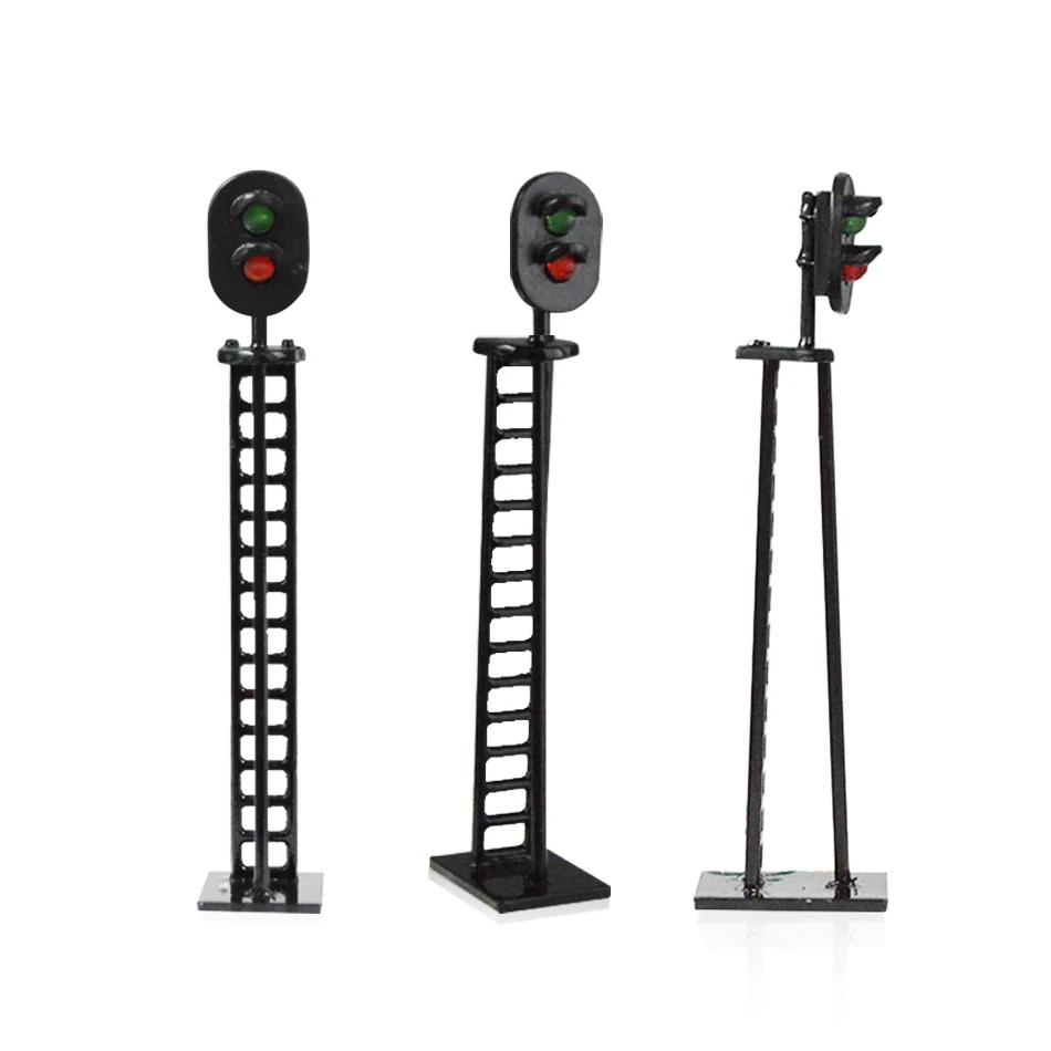 traffic signal light HO scale Model Railway& Building Layout traffic signal LED lights 12V Led Model