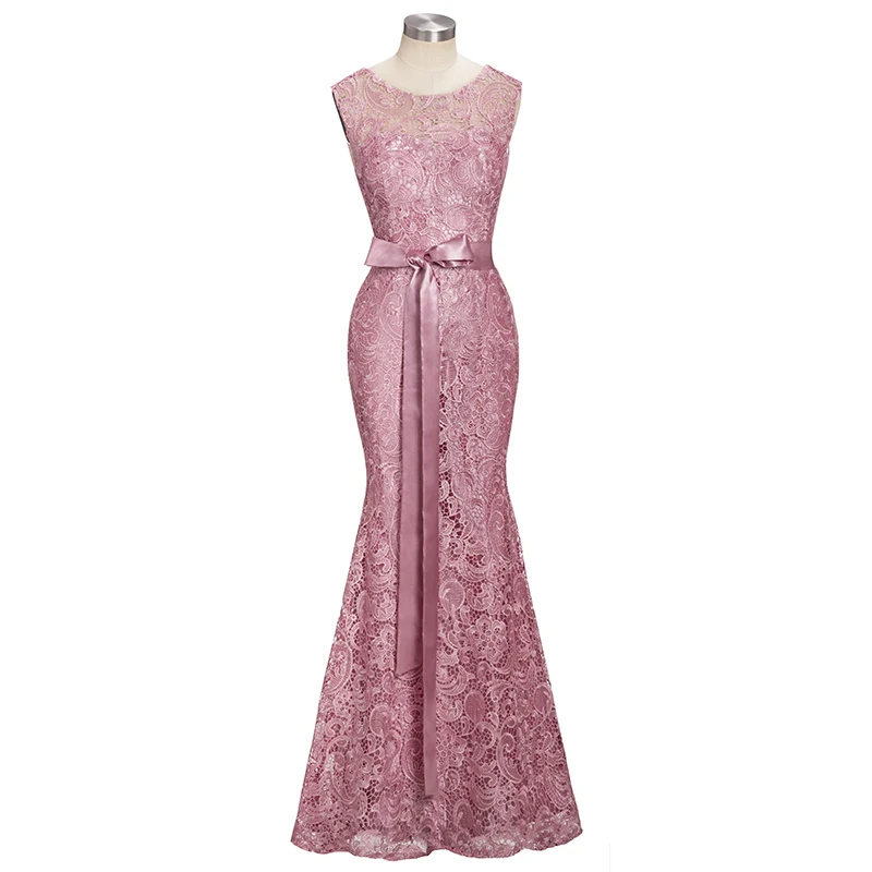 Vestido de festa вечернее платье с юбкой-годе бордовый Бледно-розовый кружевное платье подружки невесты вечернее платье для выпускного вечера вечерние халаты с поясом