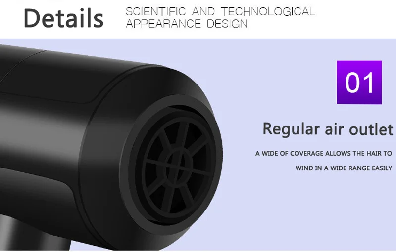 Профессиональный электрический фен для волос без травм волос отрицательный ион Фен для волос горячий/холодный ветер быстрый нагрев Высокая Мощность Инструменты для укладки 40D
