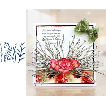 

Pressed Rose Stems Metal Cutting Dies Stencils for DIY Scrapbooking Album Stamp Paper Card Embossing New 2019