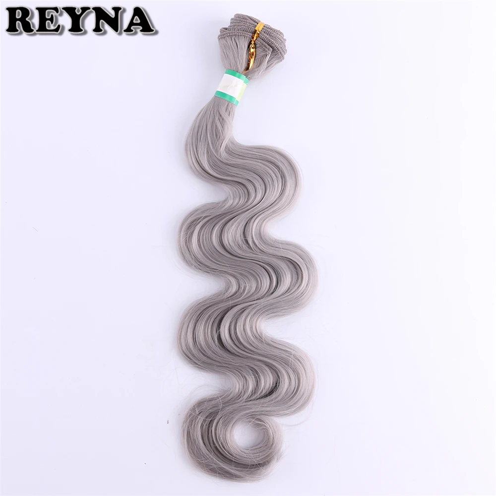 Reyna Высокая температура волокна тела волна синтетических волос общий вес 70 грамм/шт волос для женщин