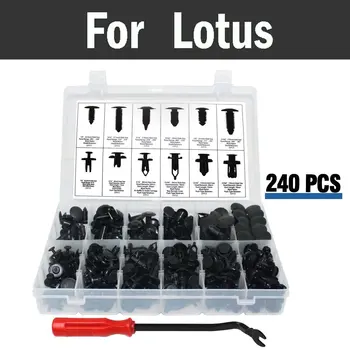 

240pcs Car Car Vent Clips Great Assortment Of Push Type Retainers Rivets For Lotus Elise Europa S Evora Exige Set Styling