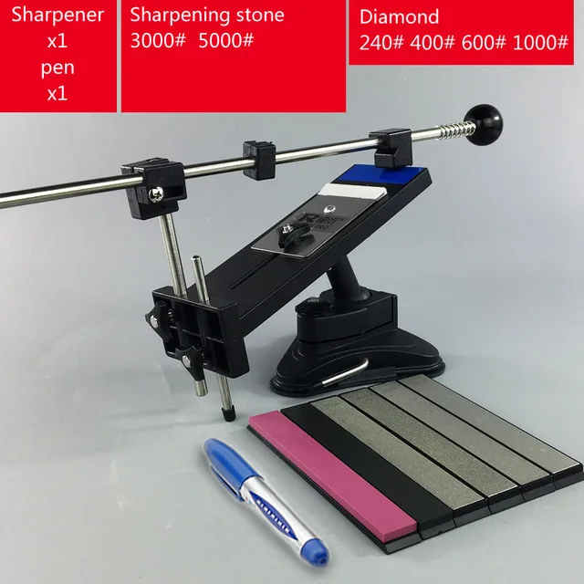 Точилка для ножей профессиональный шеф-повара острый нож система карандашей Apex edge sharp ener 4 точильный камень камни стержни - Цвет: style12-SD4W2