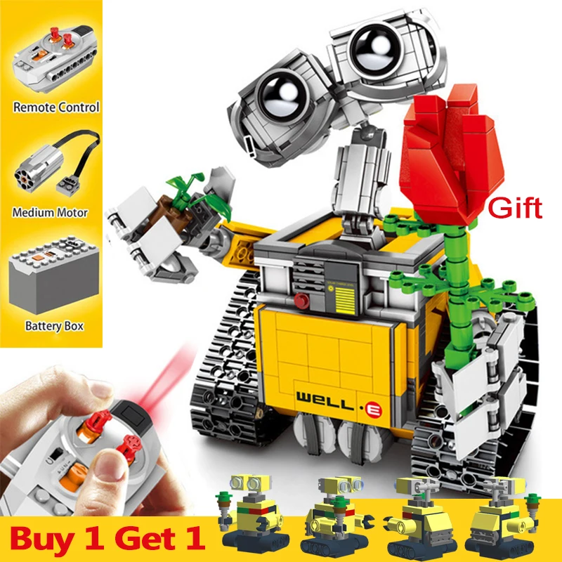 Sy 7007 Wall E Robot Compatible Legoinglys Technic Series Creator Rc Walle Set Figures Building Bricks Blocks Toys Buy At The Price Of 19 99 In Aliexpress Com Imall Com