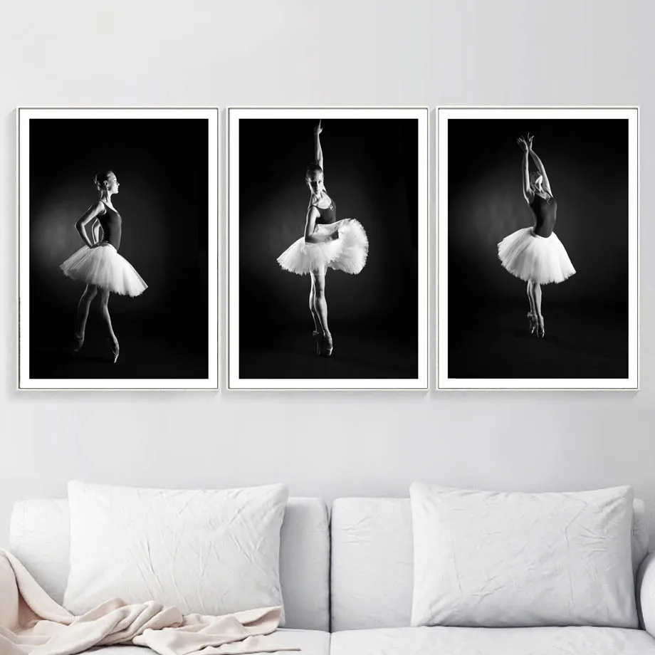 Black-White-Ballet-Girl-Wall-Art-Canvas-Painting-Nordic-Posters-And-Prints-Pop-Art-Wall-Pictures