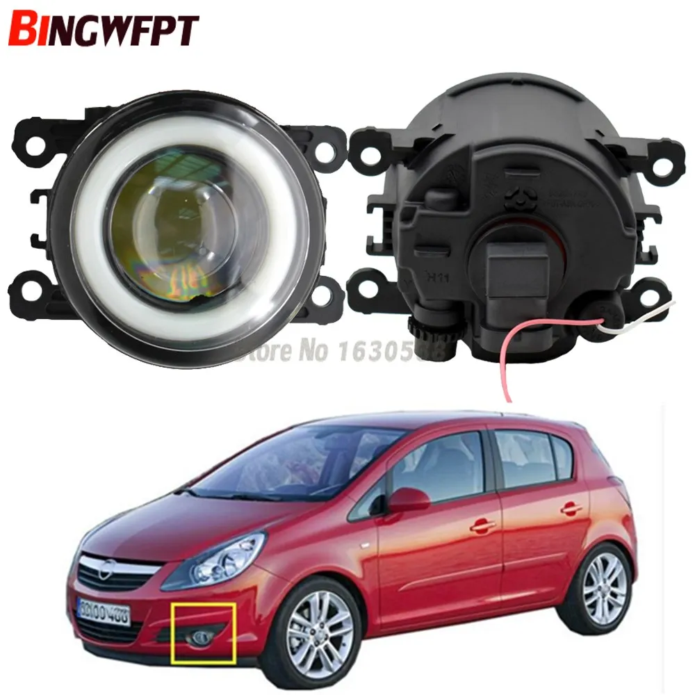 2x NEW Angel Eyes автомобильный Стайлинг светодиодный противотуманный фонарь с