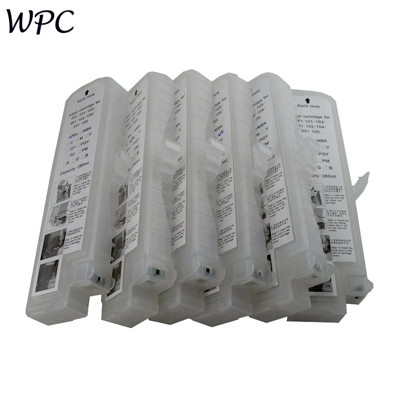 PFI102 ink Tank With Auto Reset Chip for Canon iPF510 iPF700 iPF610 iPF710 iPF720 Printer
