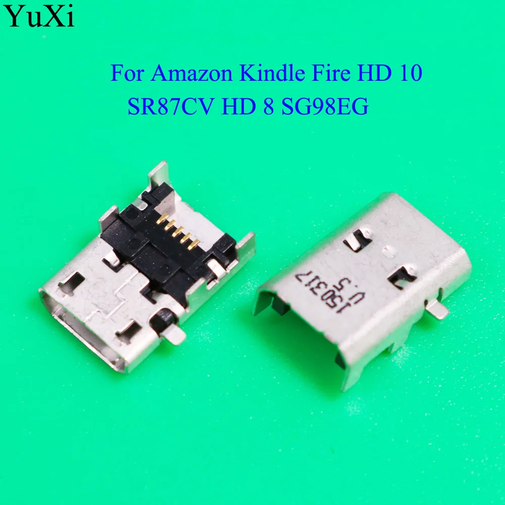 

DC Power Jack Socket Port Cable Wire for Amazon Kindle Fire HD 8 SG98EG HD 10 SR87CV Micro USB Charging Charger Socket Port
