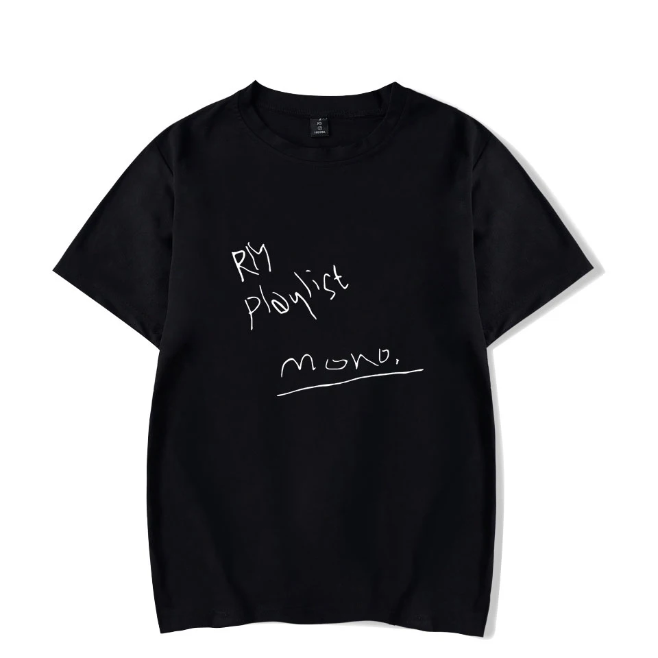 RM Mono Kpop Printed Summer T-shirts Women/Men Short Sleeve Fashion Casual Tshirts 2019 Hot Sale Streetwear Tee Shirt