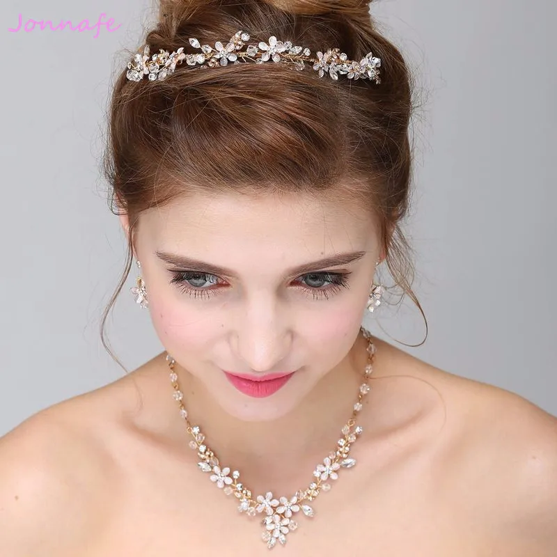 flower wedding jewelry sets
