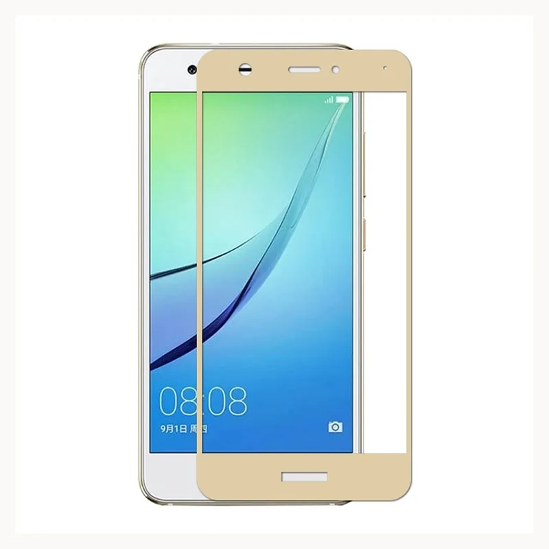 Полное закаленное стекло для huawei Nova CAN L01 L02 L03 L11 Nova Plus MLA L12 L13 защита экрана GLAS Sklo полное защитное покрытие Verre - Цвет: Gold