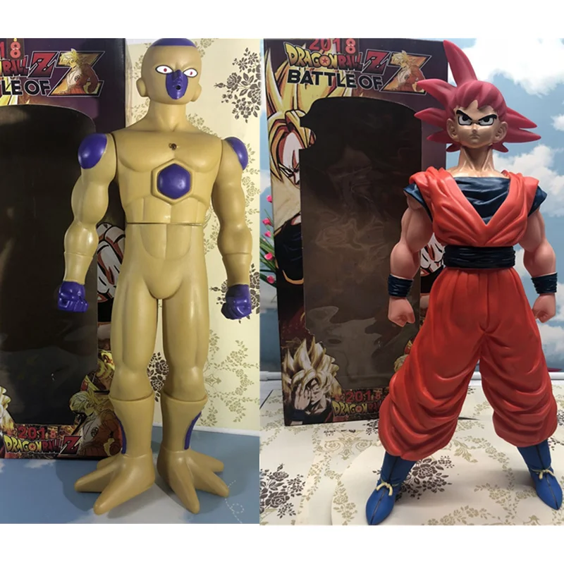 

Dragon Ball Z Oversized Frieza & Pink Hair Son Goku Super Saiyan Vinyl With LED Light And Sound Action Figures Toy BOX P665