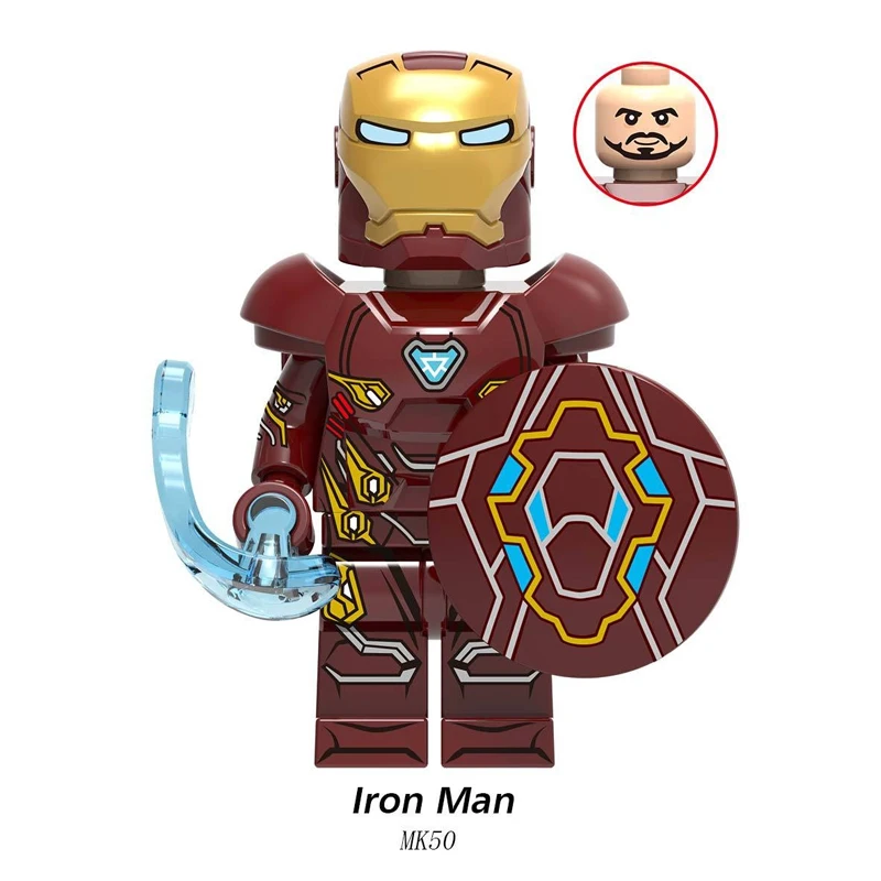 Строительные блоки Legoed Marvel Super Heroes Playmobil Железный человек Тор танос Минифигурки