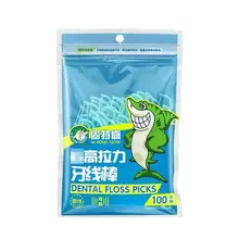 100pcs/Set Dental Floss Interdental Tooth Brush Teeth Stick Toothpicks Floss Oral Hygiene Tooth Cleaning Flosser RP1-5