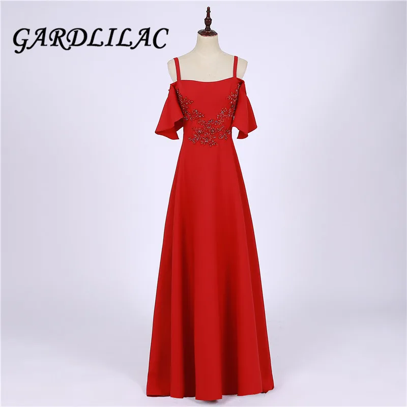 

Женское атласное вечернее платье-трапеция с блестками, большие размеры