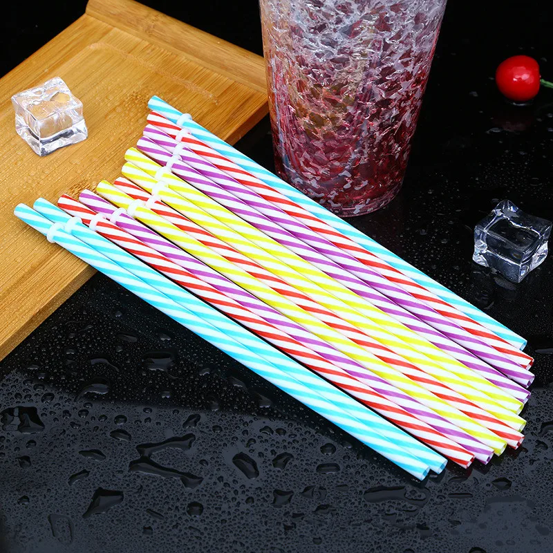 reusable plastic straws bulk