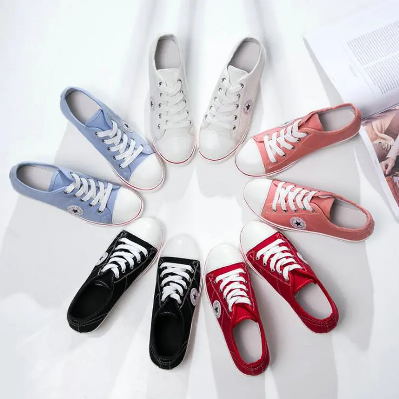 

Woman High Heels pumps Height Increasing Cavans wedges shoes big size Girl low top Black Red flat Platforms Shoes NN-84Z