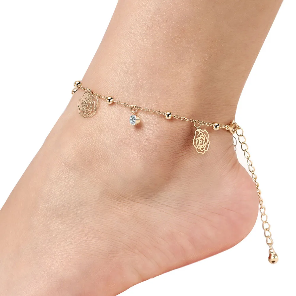 Liuyuwei модные богемные винтажные золотые талисманы браслеты женские браслеты для щиколотки летний ножной браслет ювелирный подарок YWHZS400