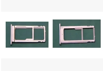 

Dual SIM Card Tray Slot Holder Replacement Part For Lenovo Vibe K52t38 K5note K5 Note Silver Color