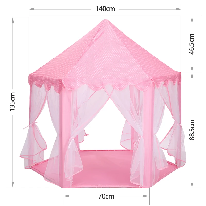 Baby toy Tent Portable Folding Prince Princess Tent Children Castle Play House Kid Gift Outdoor Beach barraca infantil gifts