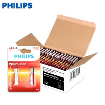 

philips 30pcs high capacity 1.5v Alkaline Dry Batteries Strong explosion-proof 1.5 Volt AAA Battery