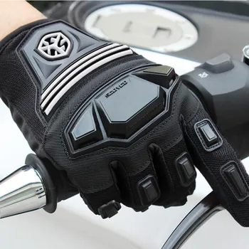 

2018 New Spring SCOYCO Motorcross Motorcycle Gloves MC24 Full Finger Motorbike Glove made of Elastic Leica Polyester fabric