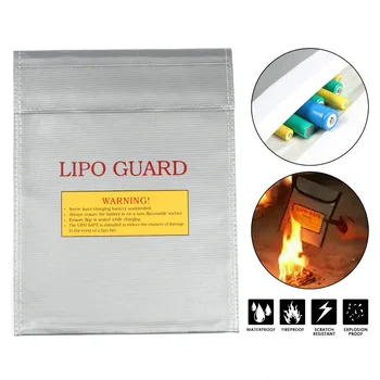 

23*30cm RC LiPo Battery Fireproof Safety Bag Lithium Polymer Battery Safety Guard Charge Bag