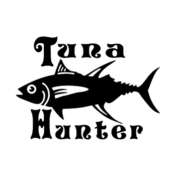 

1 PC Haute Qualite 15.6*11.2 cm Thon Chasseur De Peche Animal Decor Autocollant De Voiture Moto