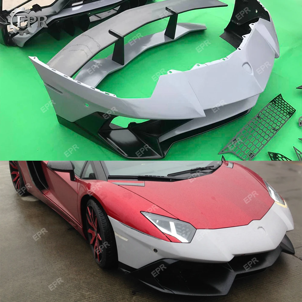 Передний бампер из стекловолокна для LAMBORGHINI LP700 LP720 FRP комплекты Отделочных